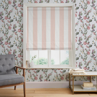 Équilibre Stripe Pink Roman Blind