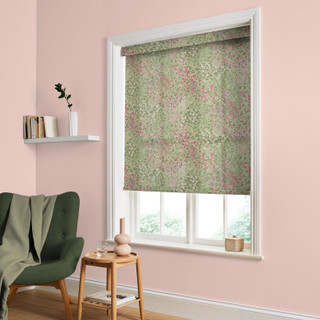 Painterly Flora Sage Roller Shade