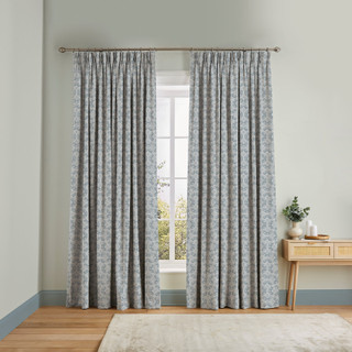 Hopwood Cottage Duck Egg Curtains