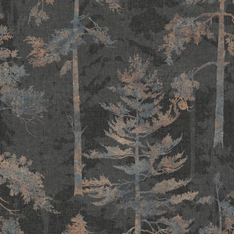 navy forest wallpaper