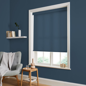 Brooklyn Blue Roller Blind