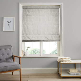 Ethereal Mink Roman Blind