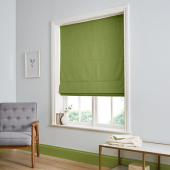 Wallace Lime Roman Blind