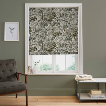 Coppice Sage Roman Blind