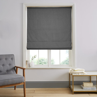 Serenity Slate Roman Blind