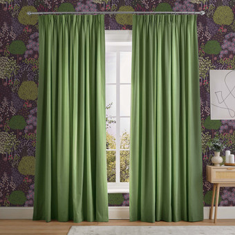 Opulence Lush Green Curtains