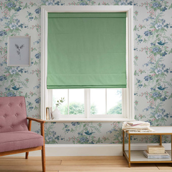 Opulence Mint Roman Blind