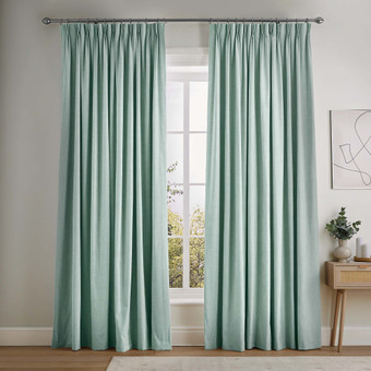 Campanile Aqua Curtains