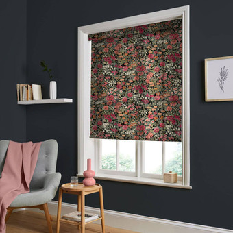 Wallflower Night Garden Roller Blind