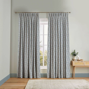 Hopwood Cottage Duck Egg Curtains