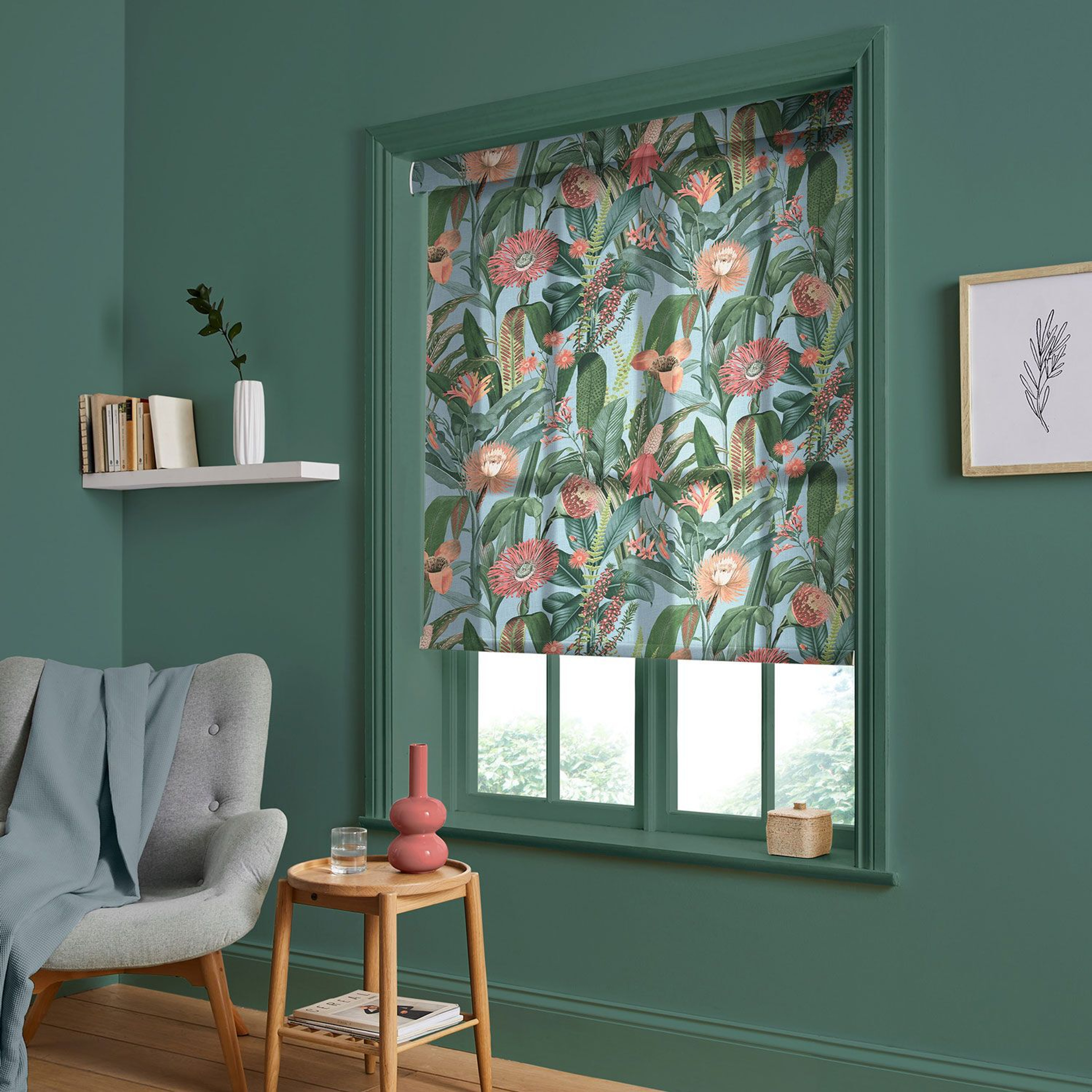 Tigerlily Sky Roller Blind