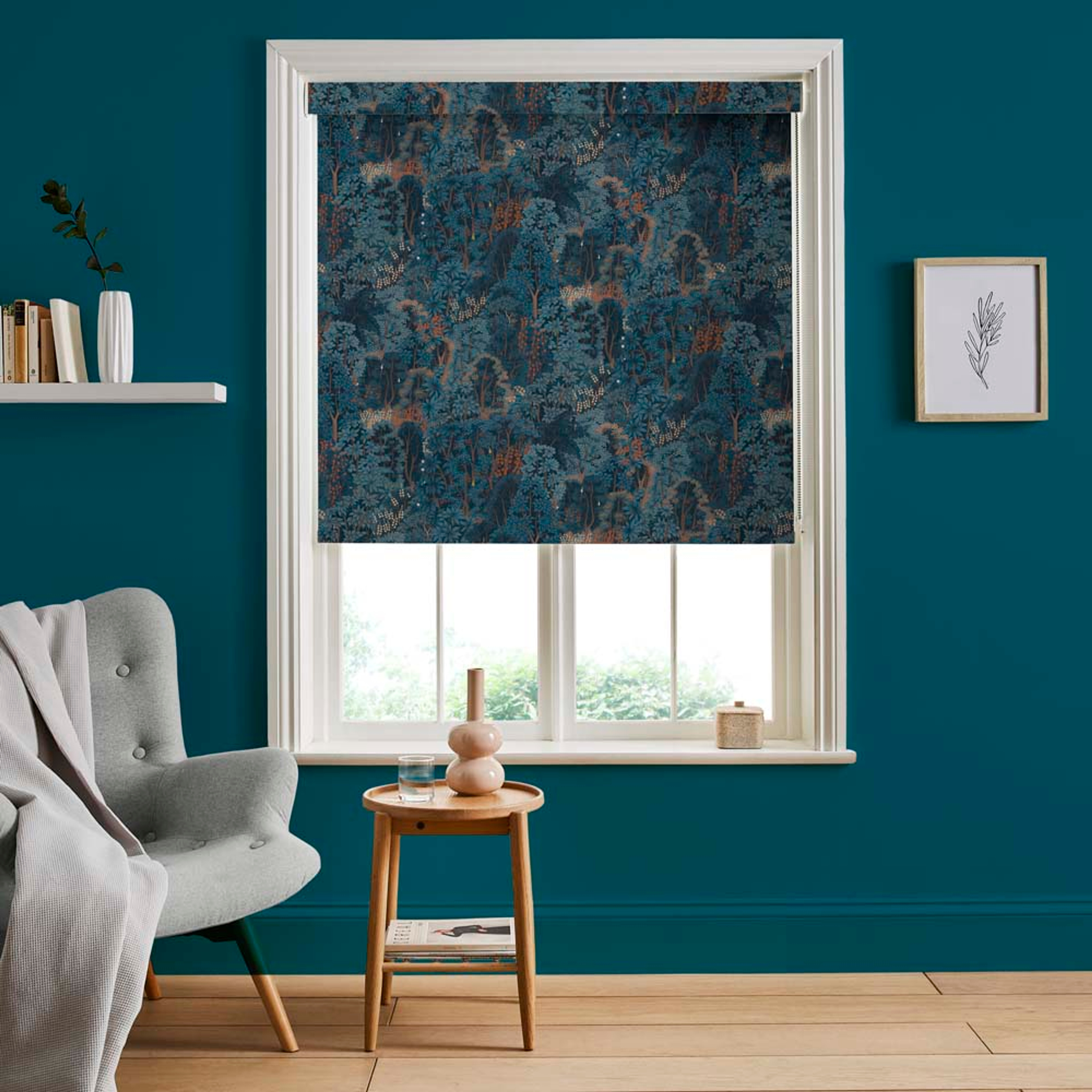 New Eden Navy Roller Blind