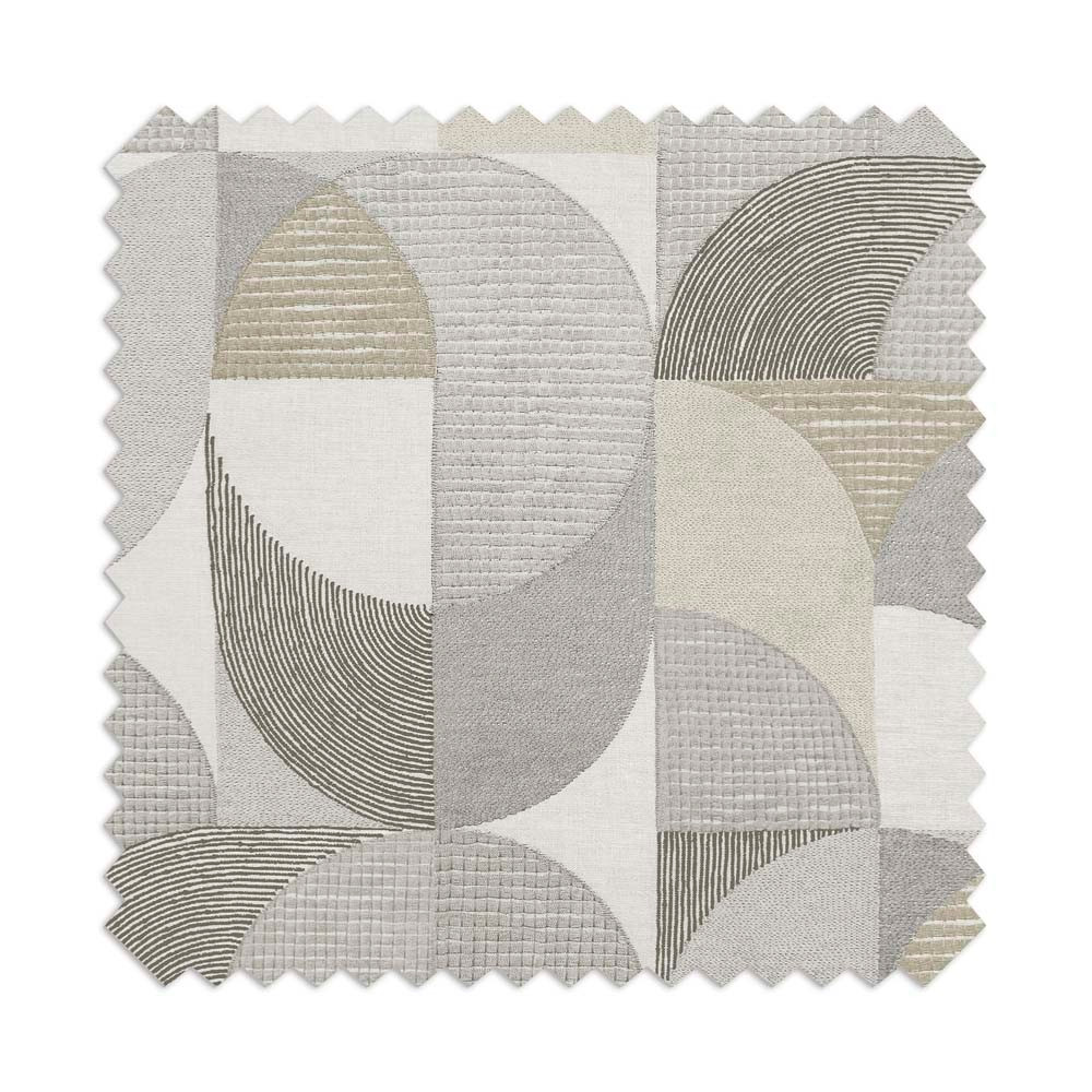 Stitch Craze Taupe Roman Shade