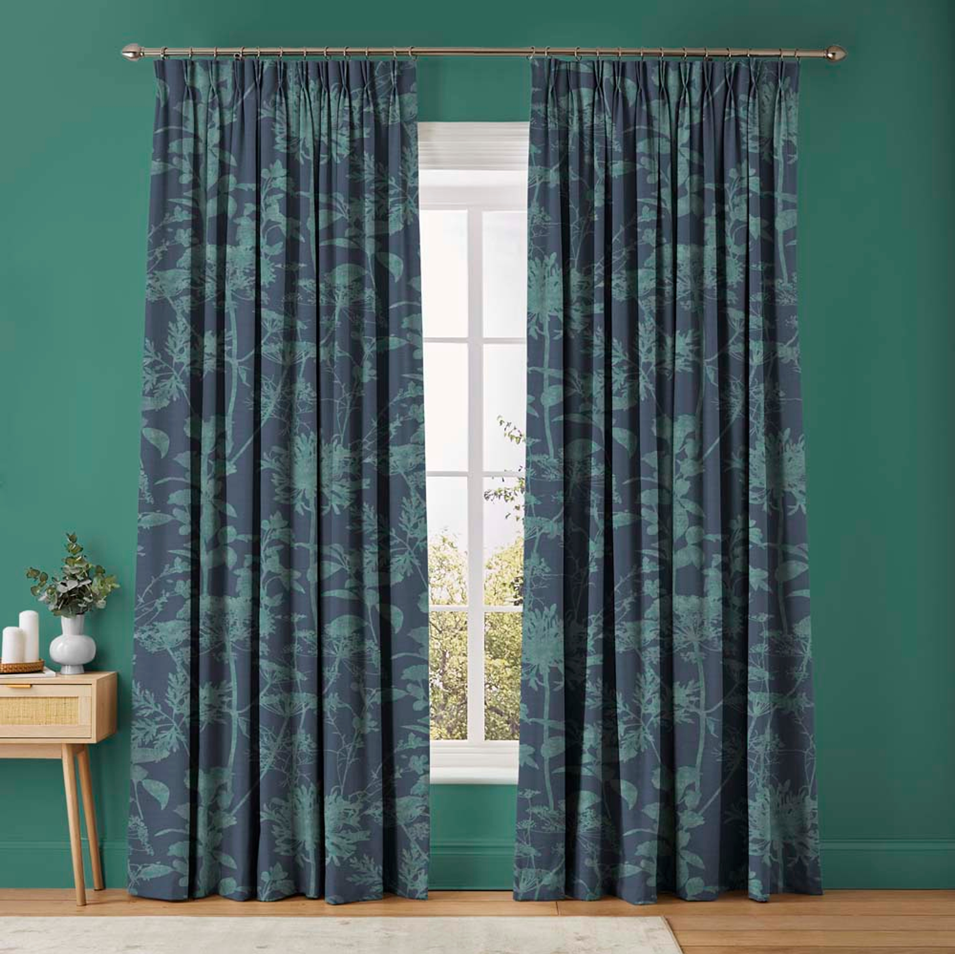 Esther Teal Curtains