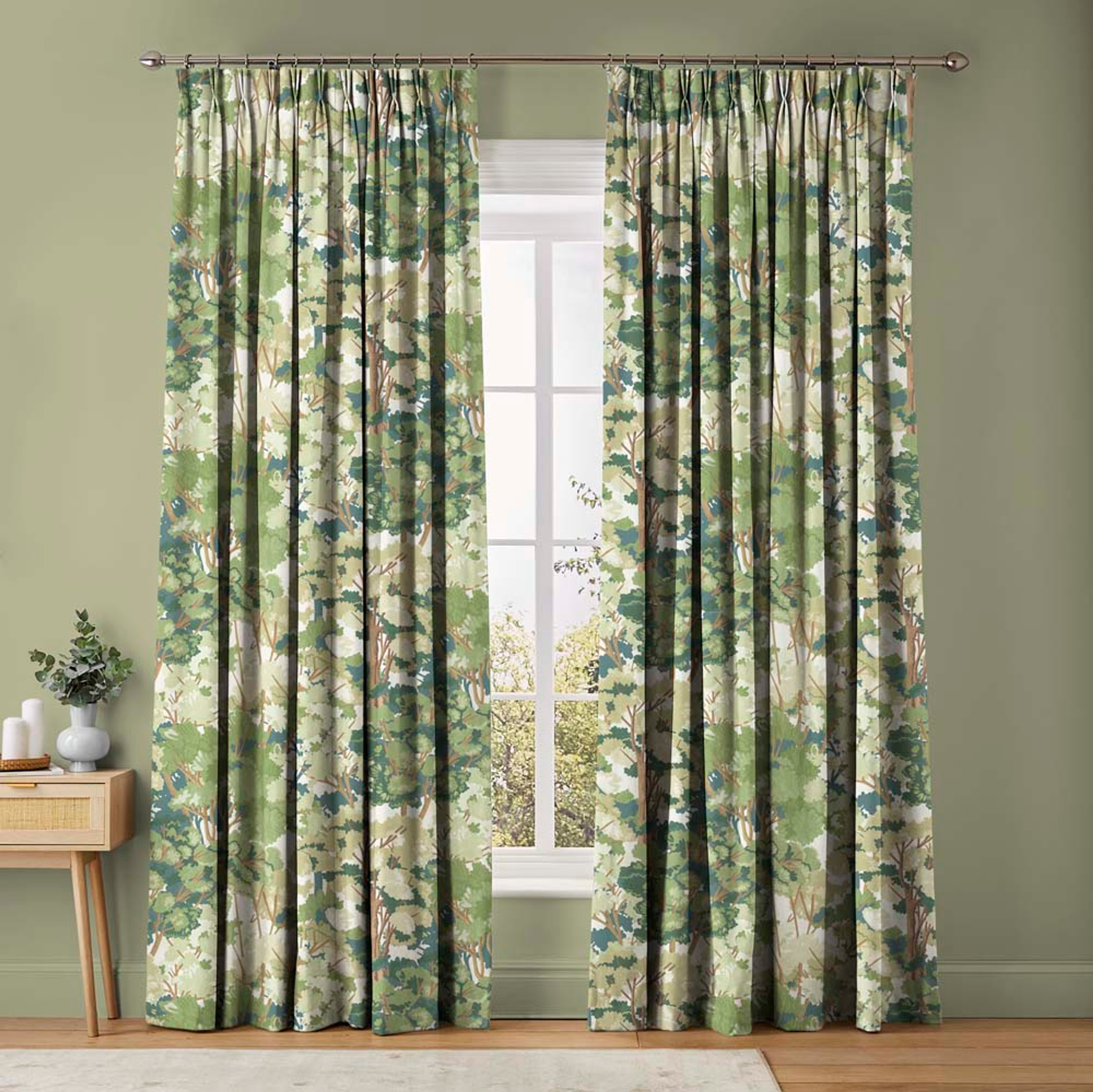 Folklore Tree Sage Curtains