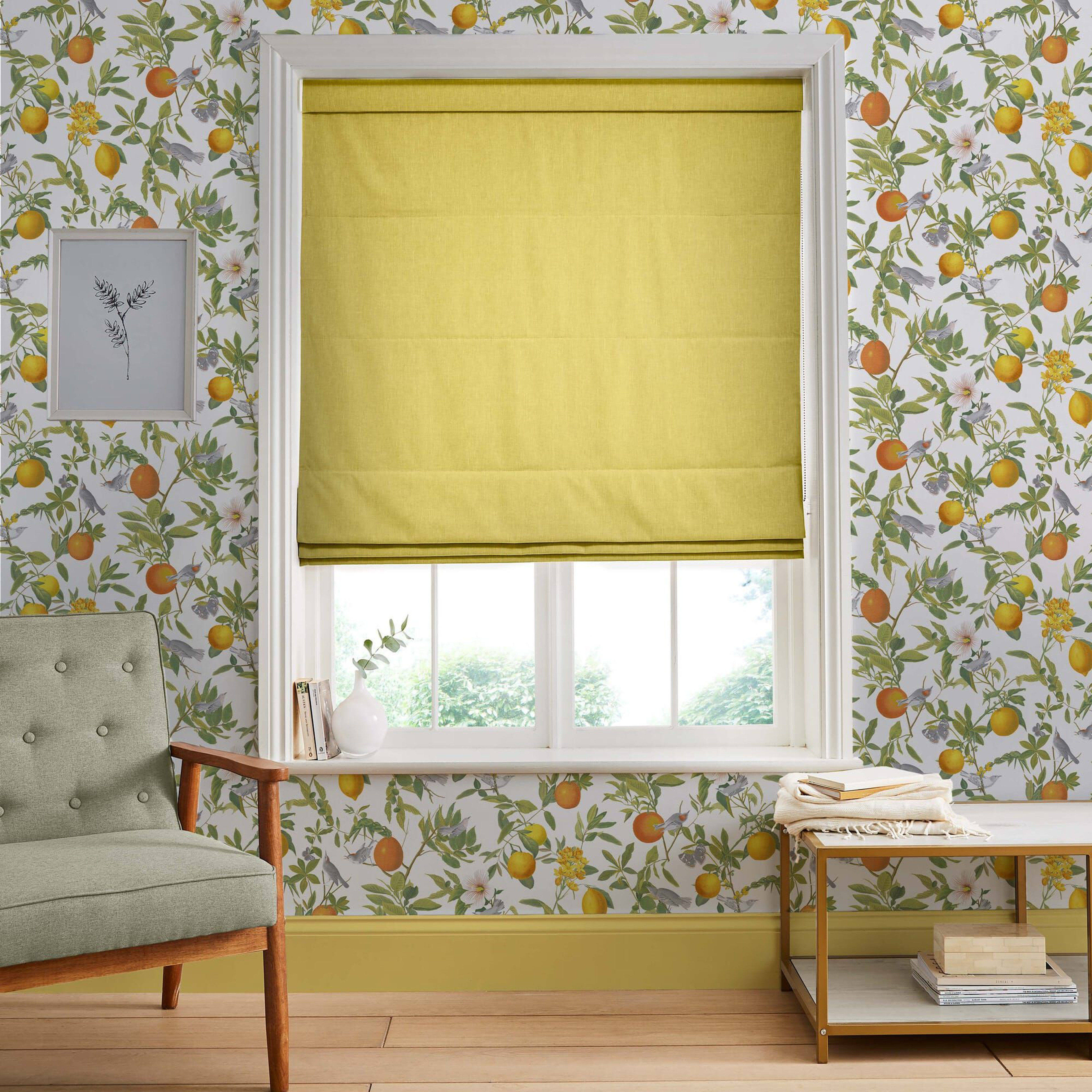 Campanile Lemon Roman Blind