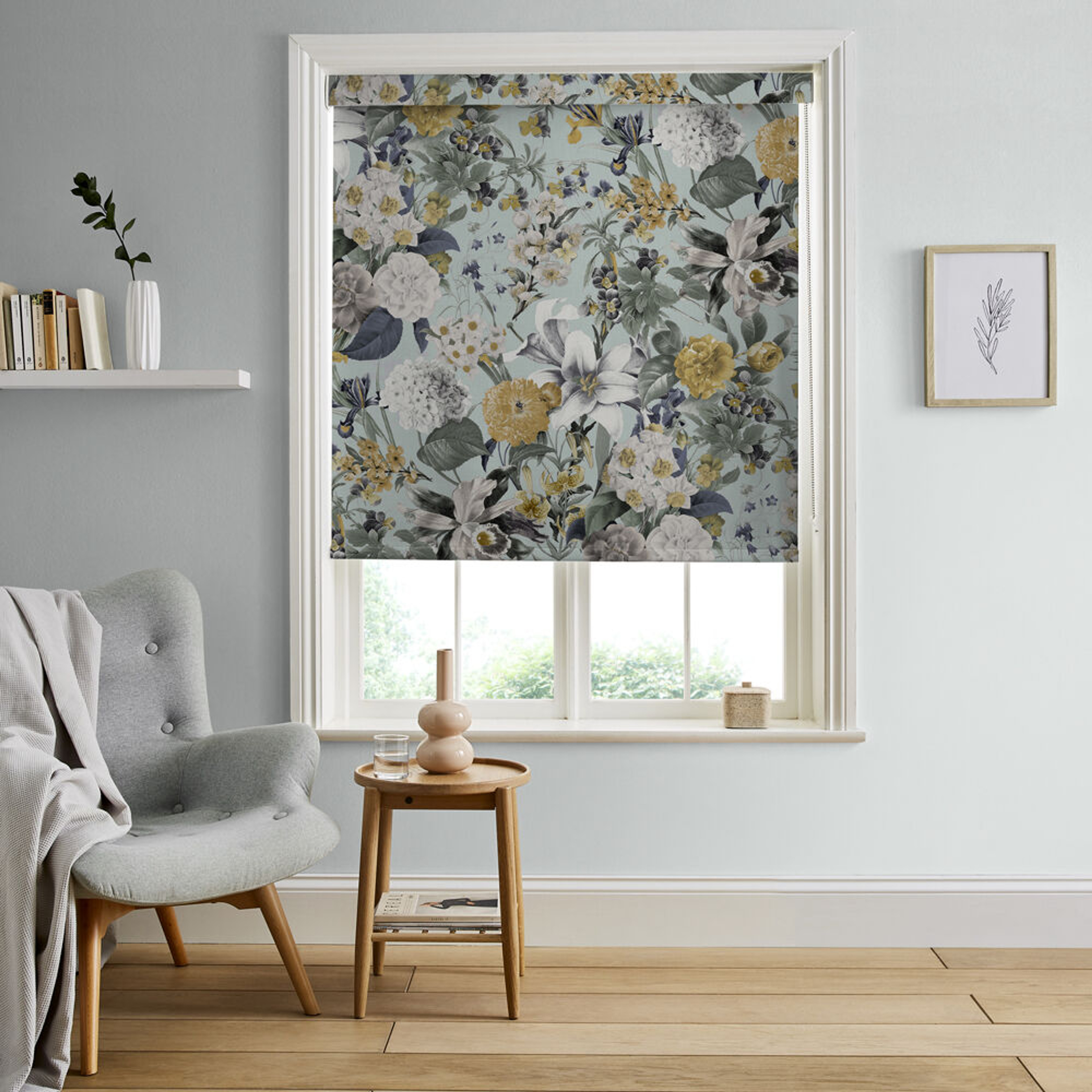 Glasshouse Flora Morning Roller Shade