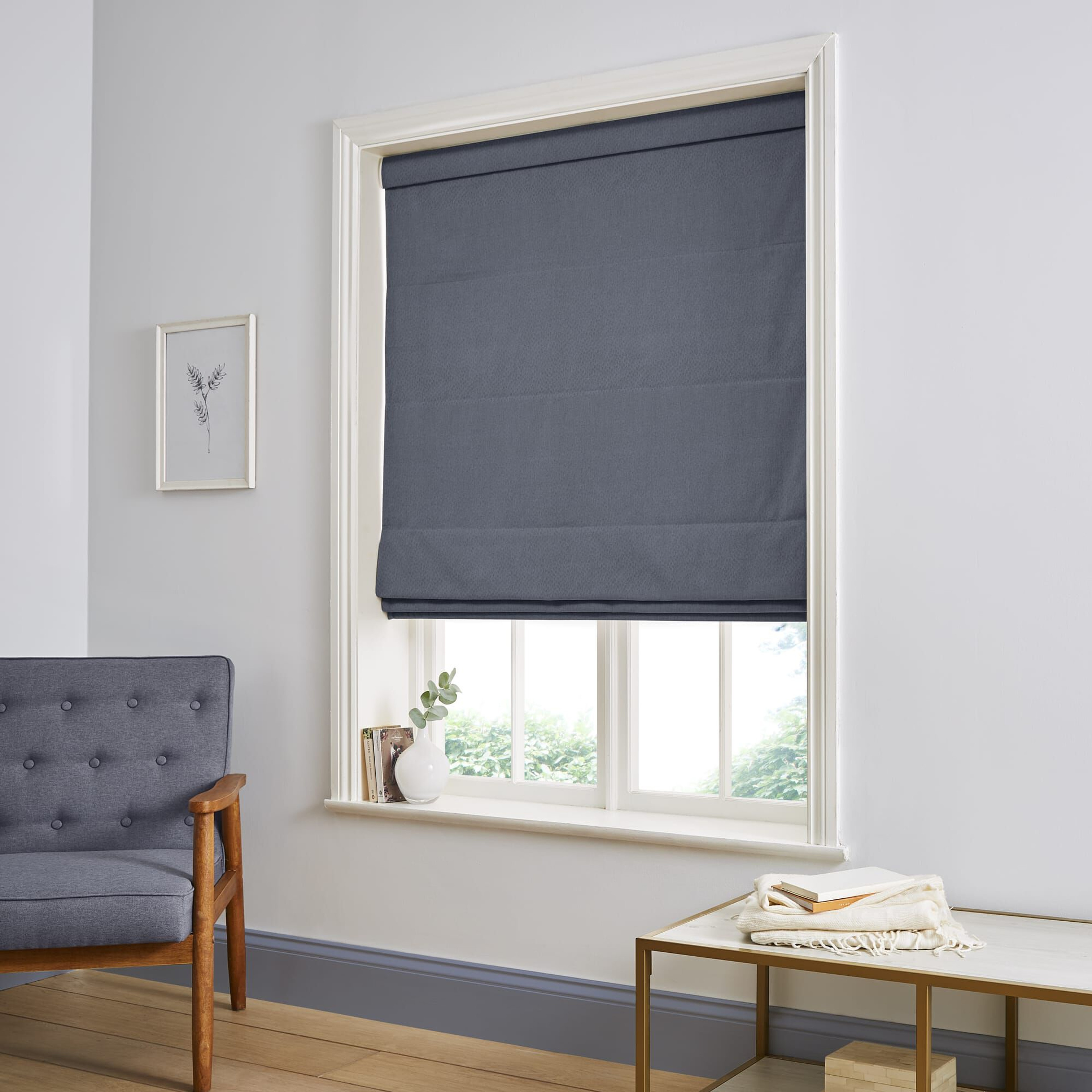 Dune Cornflower Roman Blind