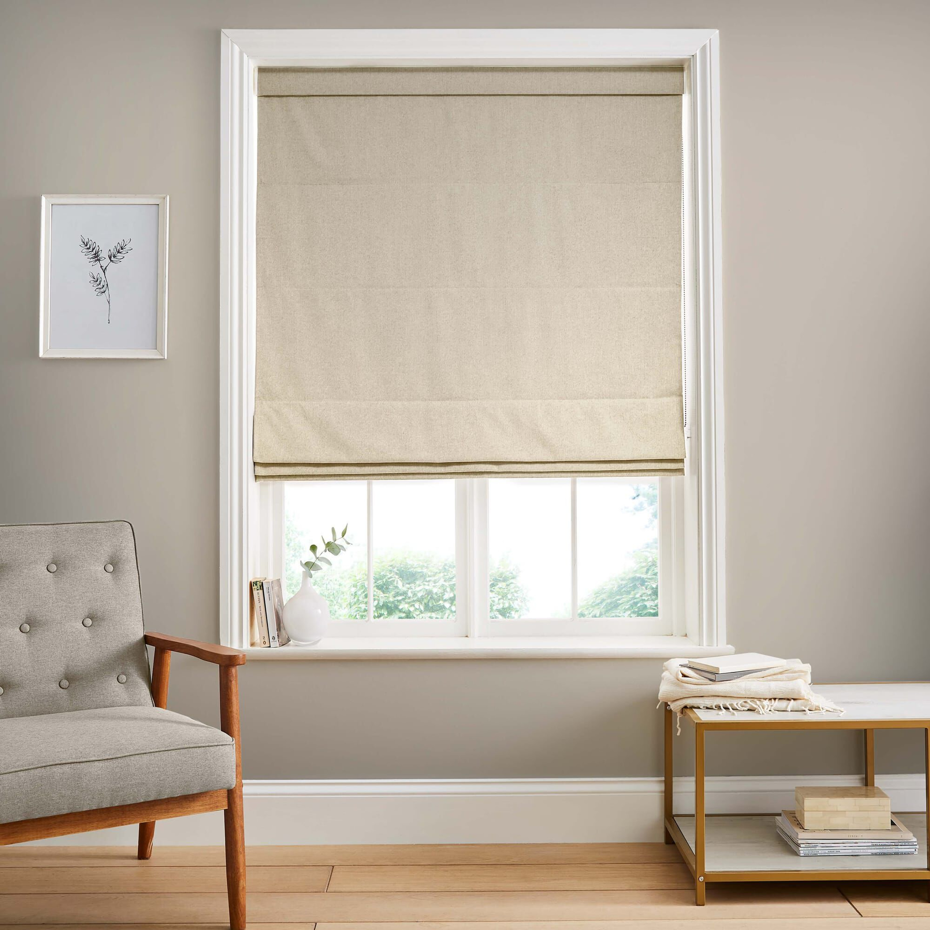 Opulence Cream Roman Blind