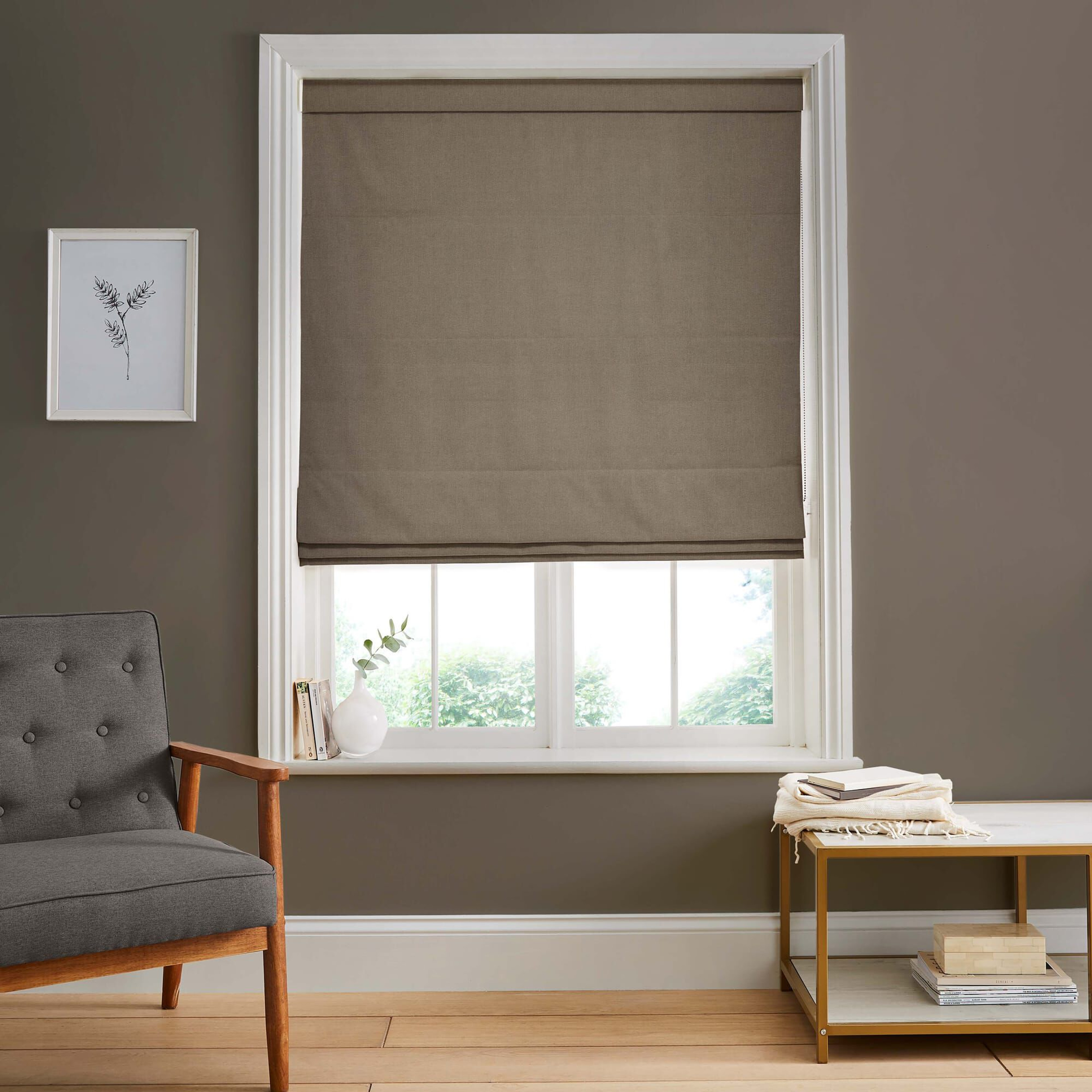 Linum Natural Roman Blind