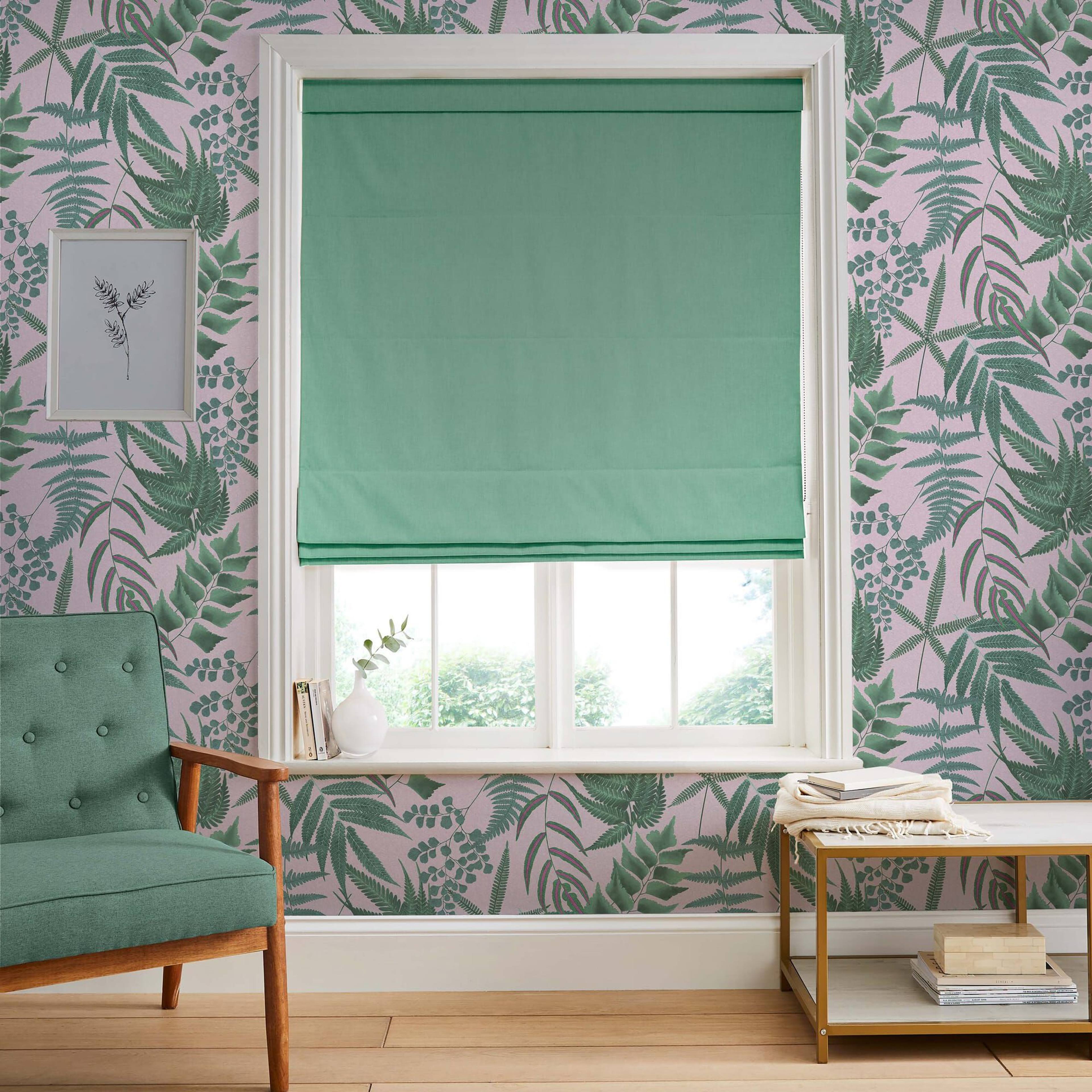 Opulence Spearmint Roman Blind