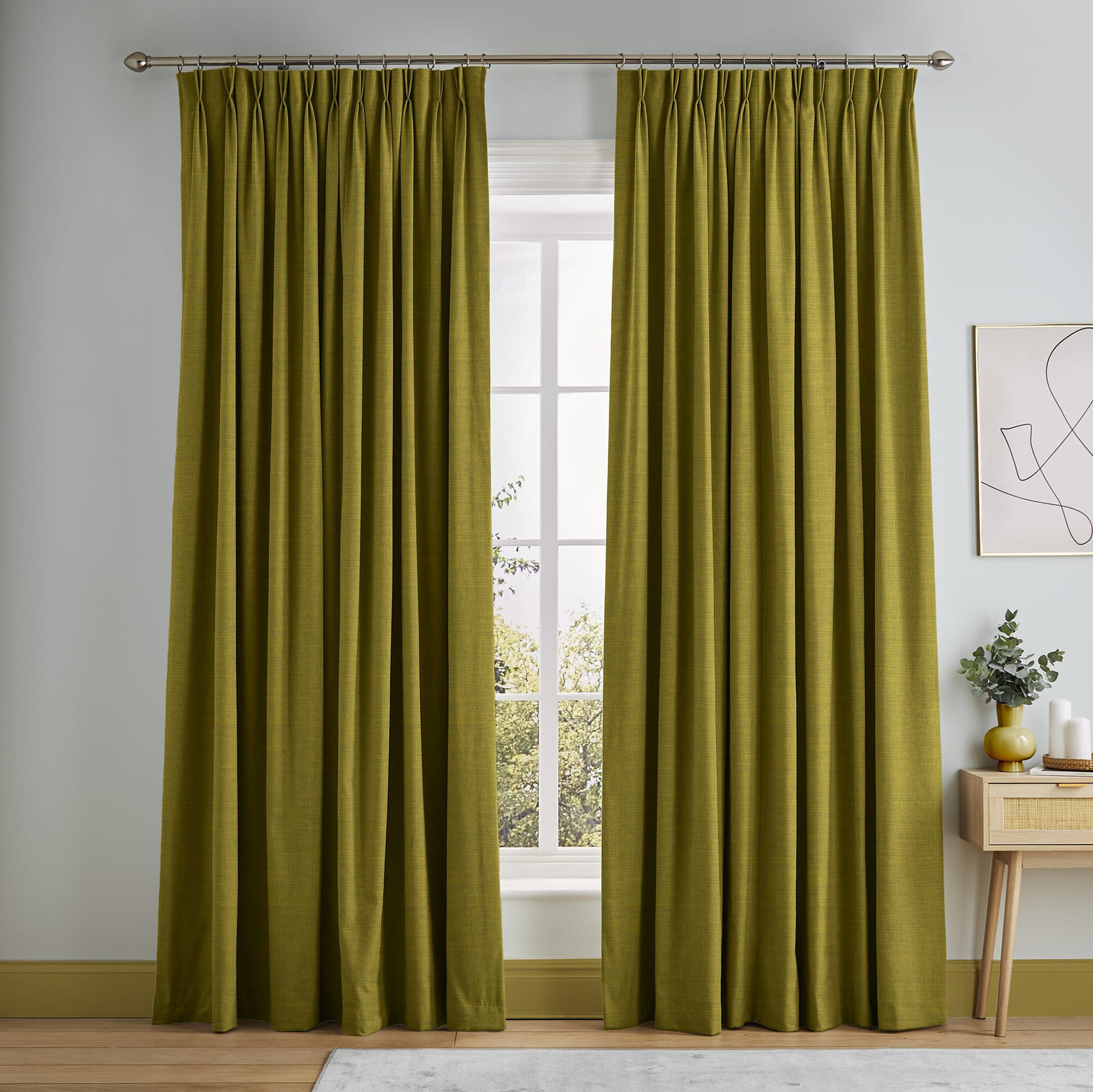 Wallace Mustard Curtains