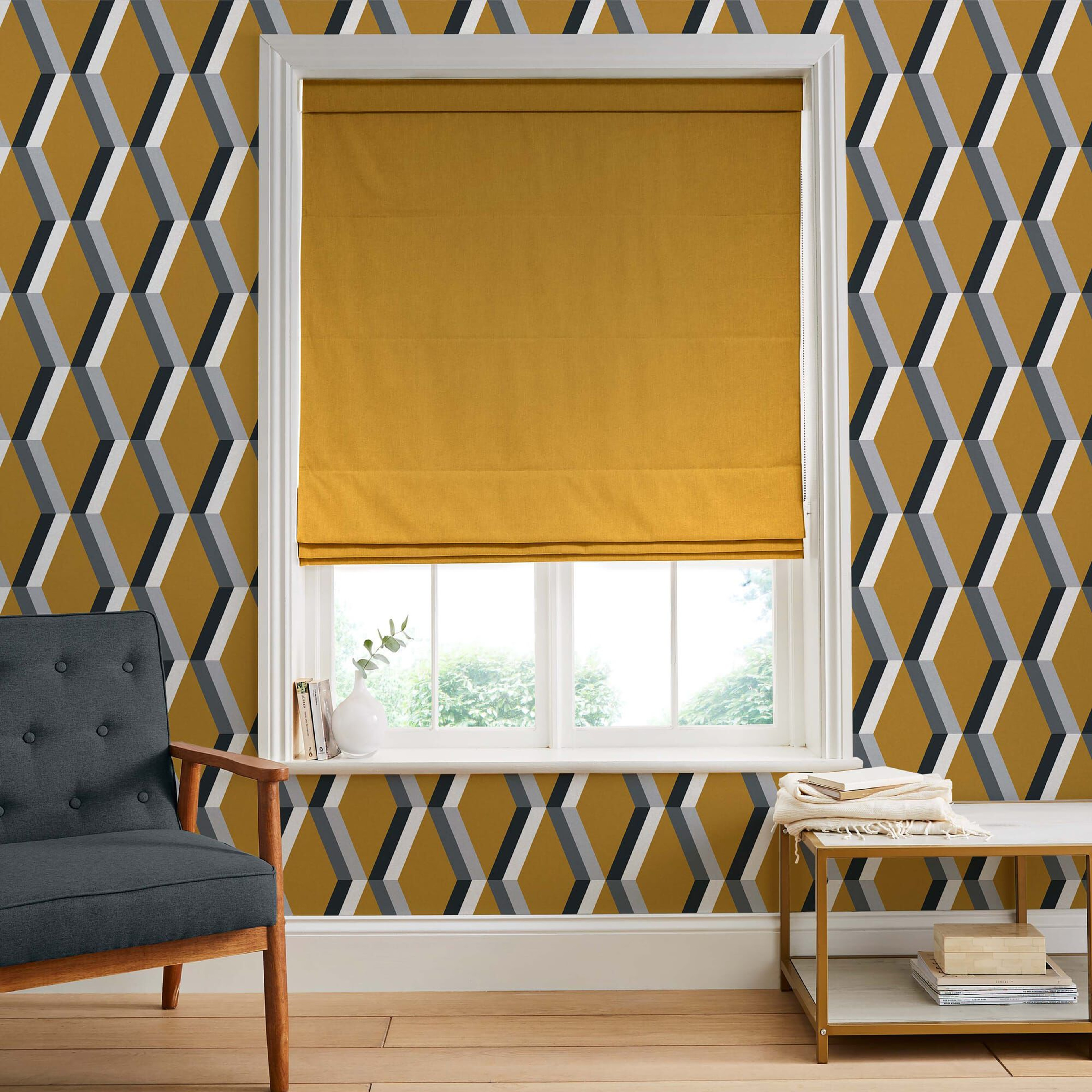 Opulence Amber Roman Blind