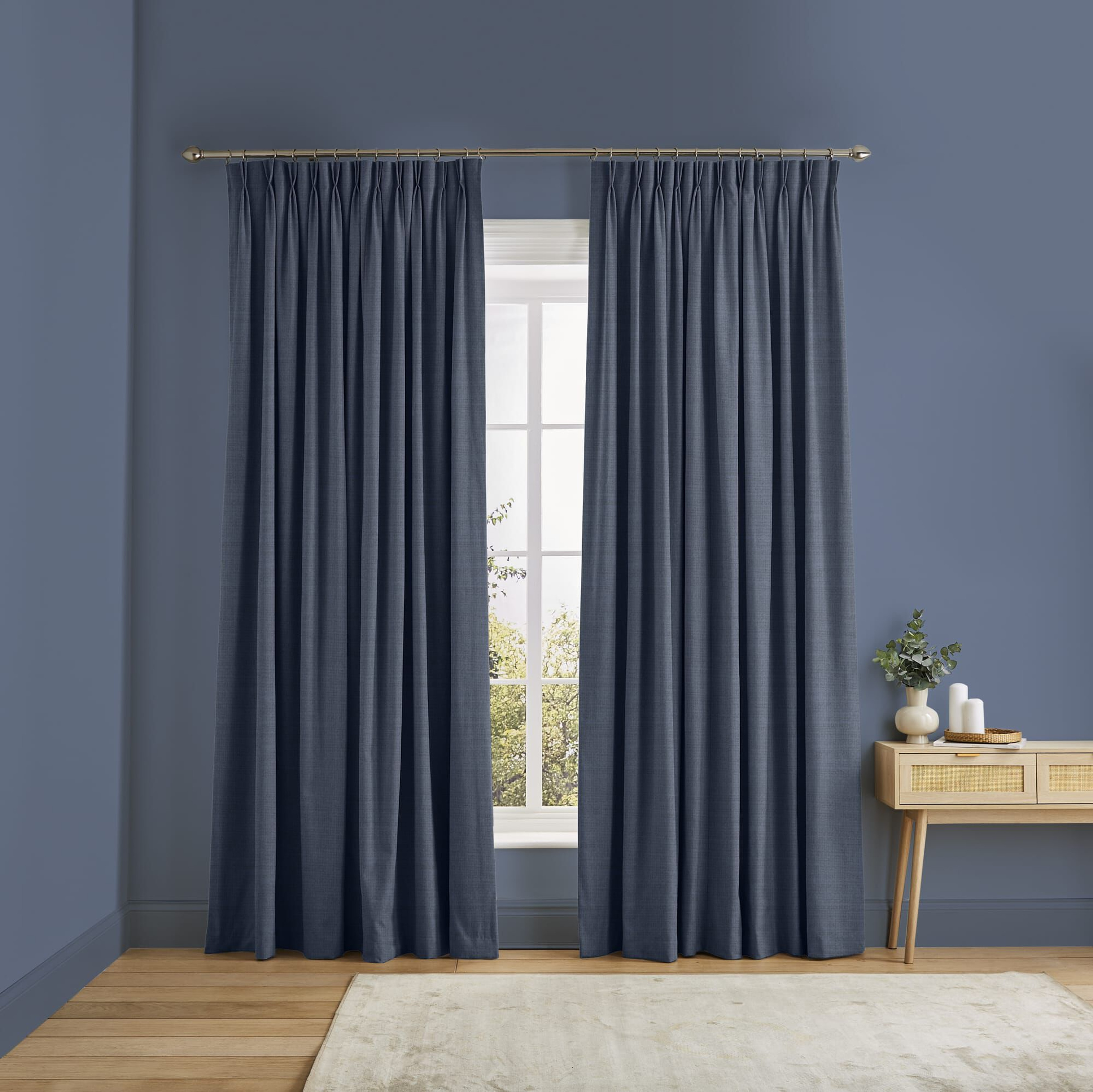 Wallace Cornflower Curtains