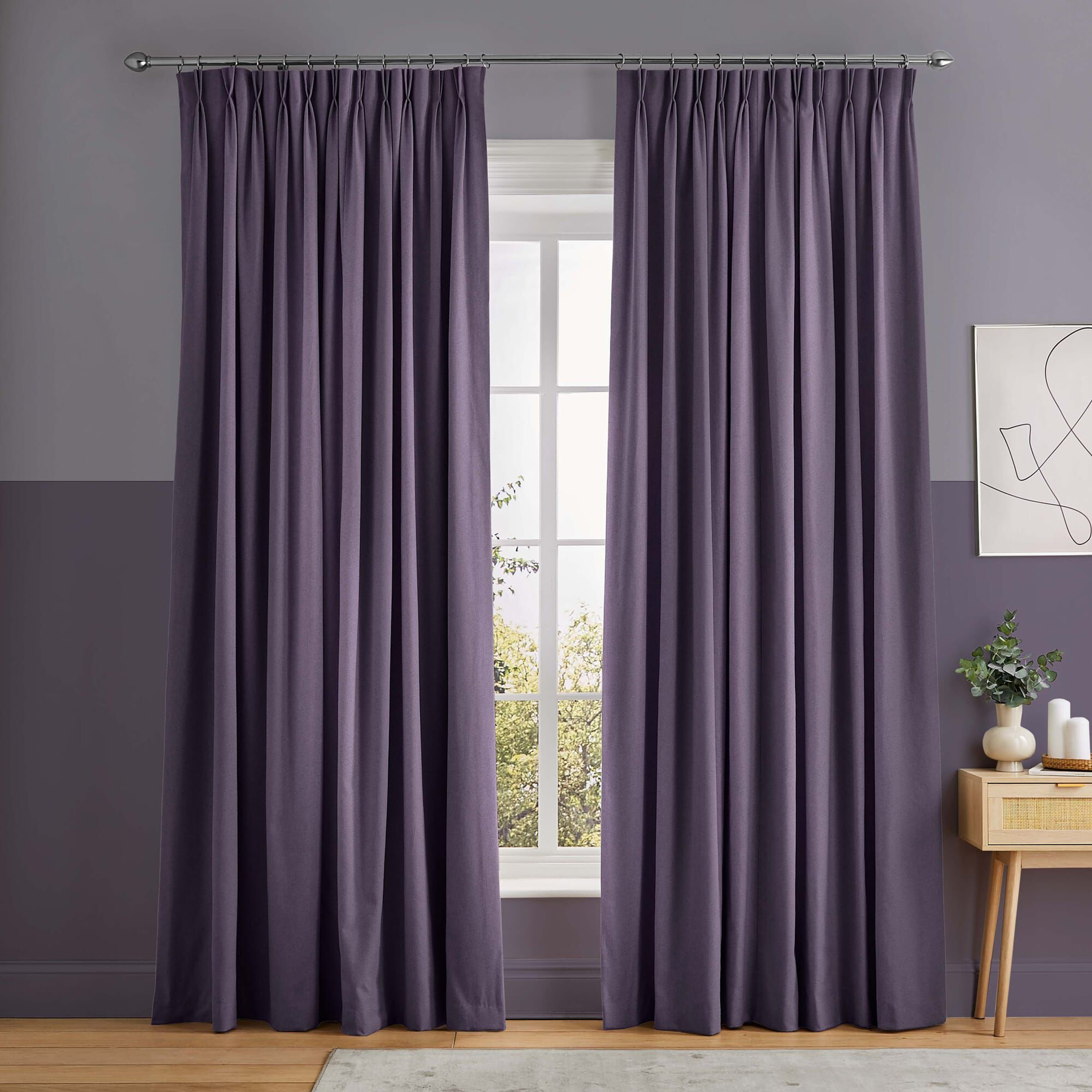 Opulence Lavender Curtains