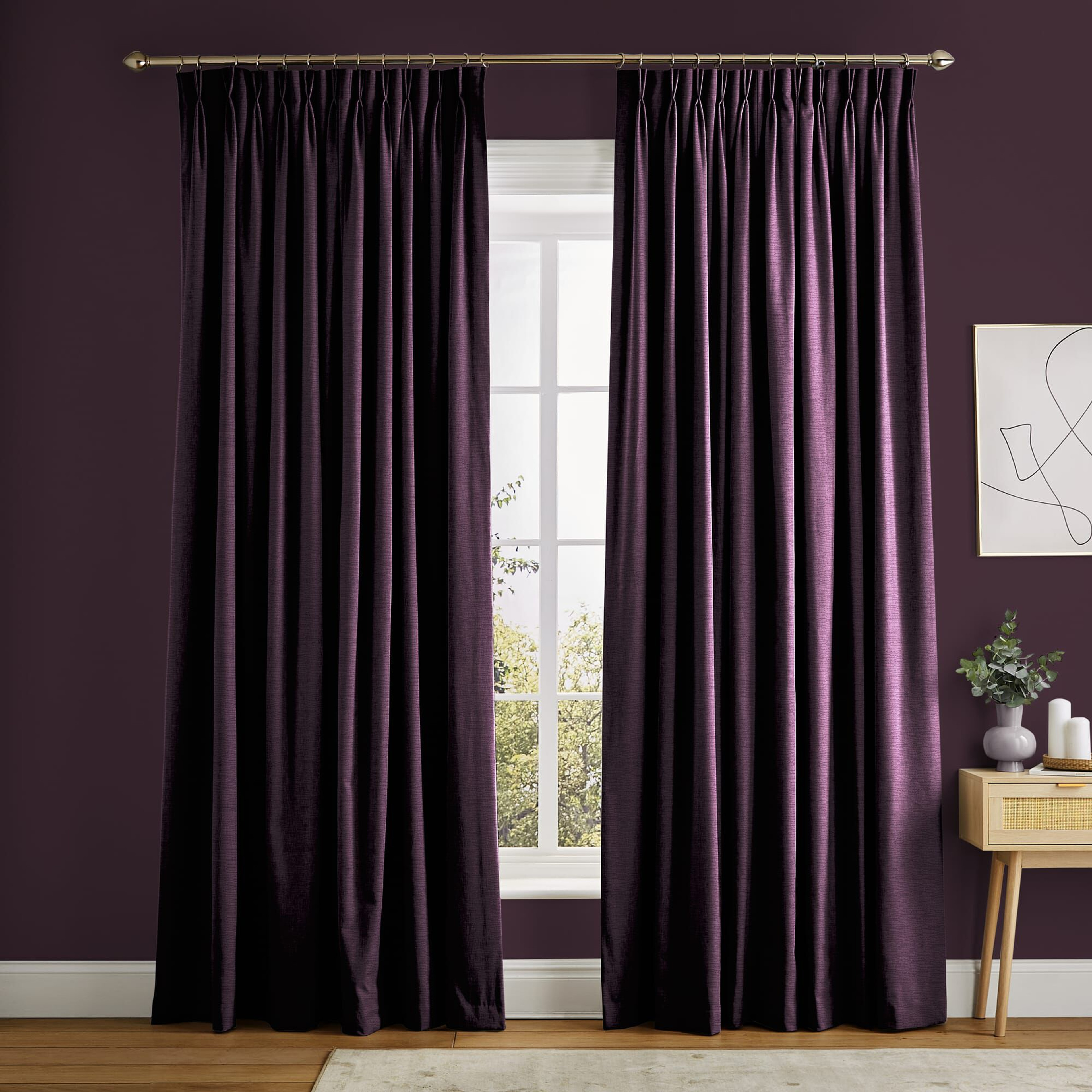 Ethereal Amethyst Curtains