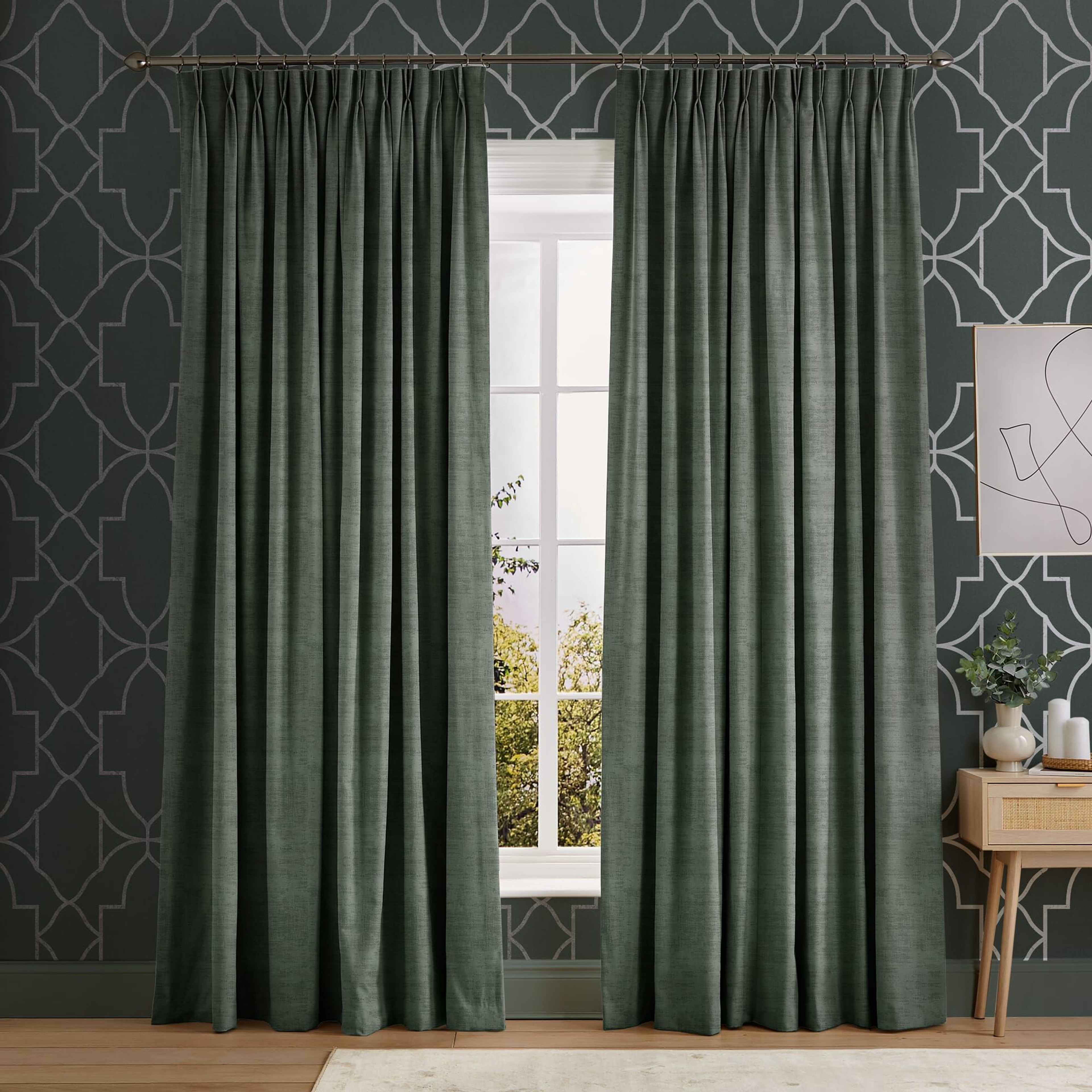 Elements Sage Curtains