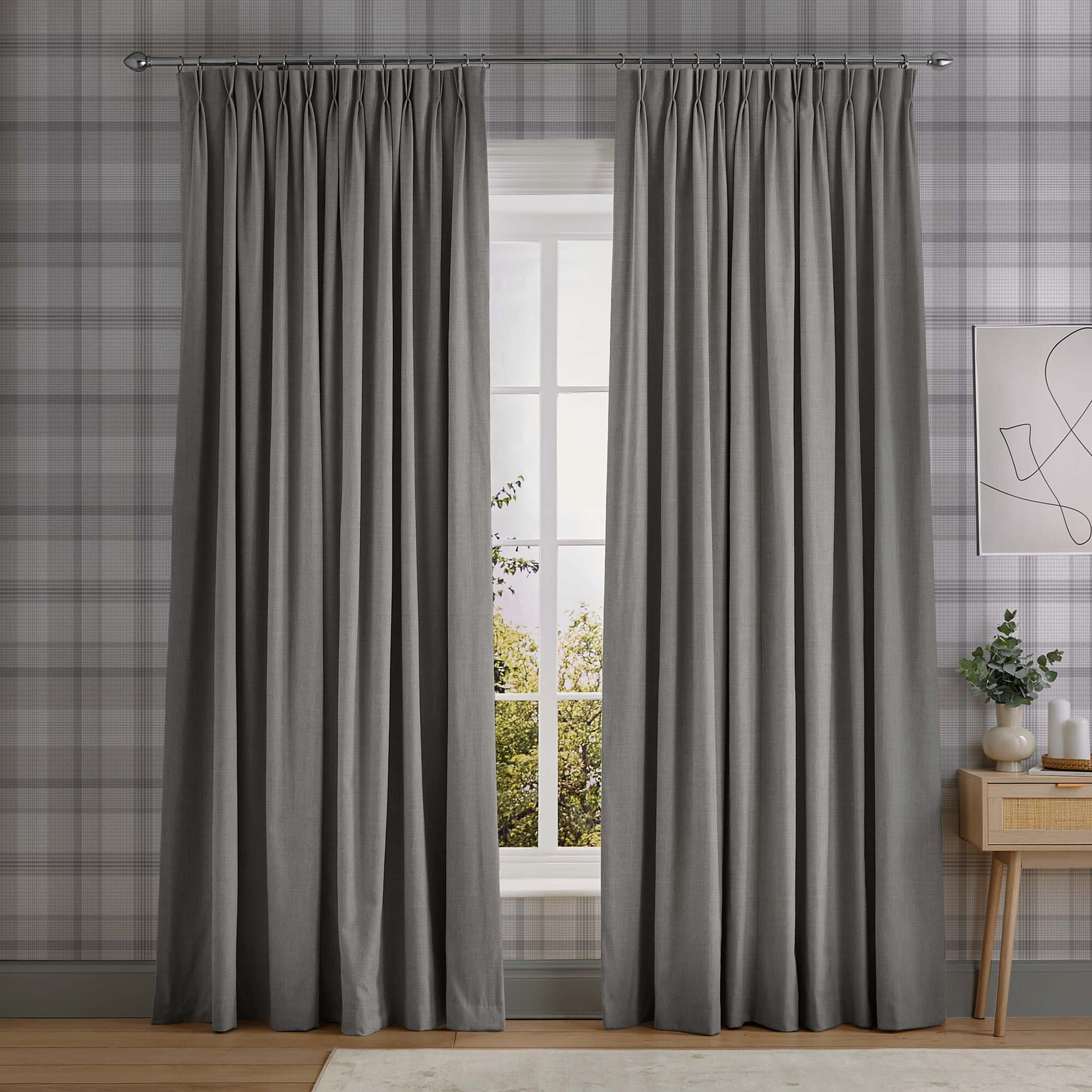 Linum Gray Curtains