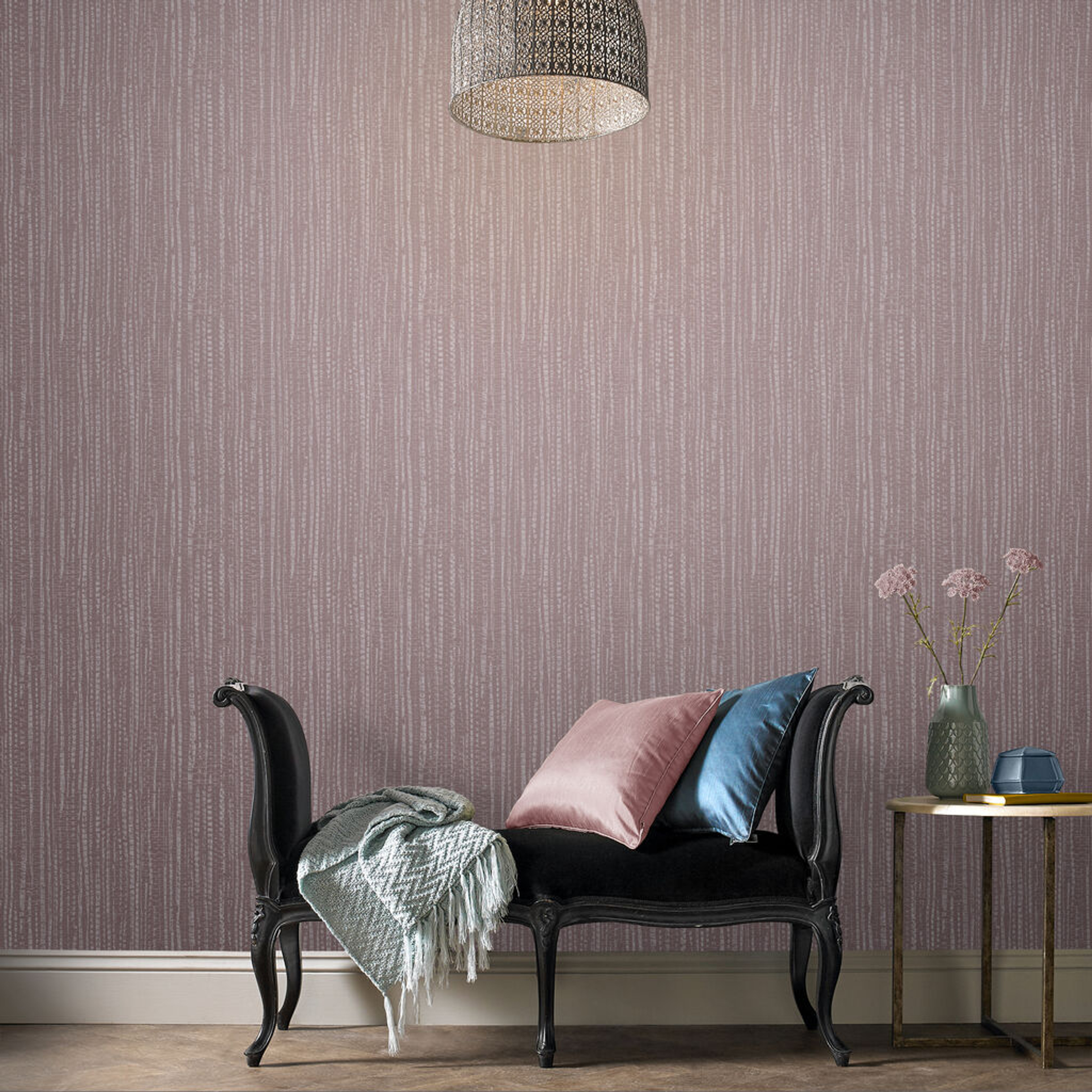 Bamboo Texture Pink Behang