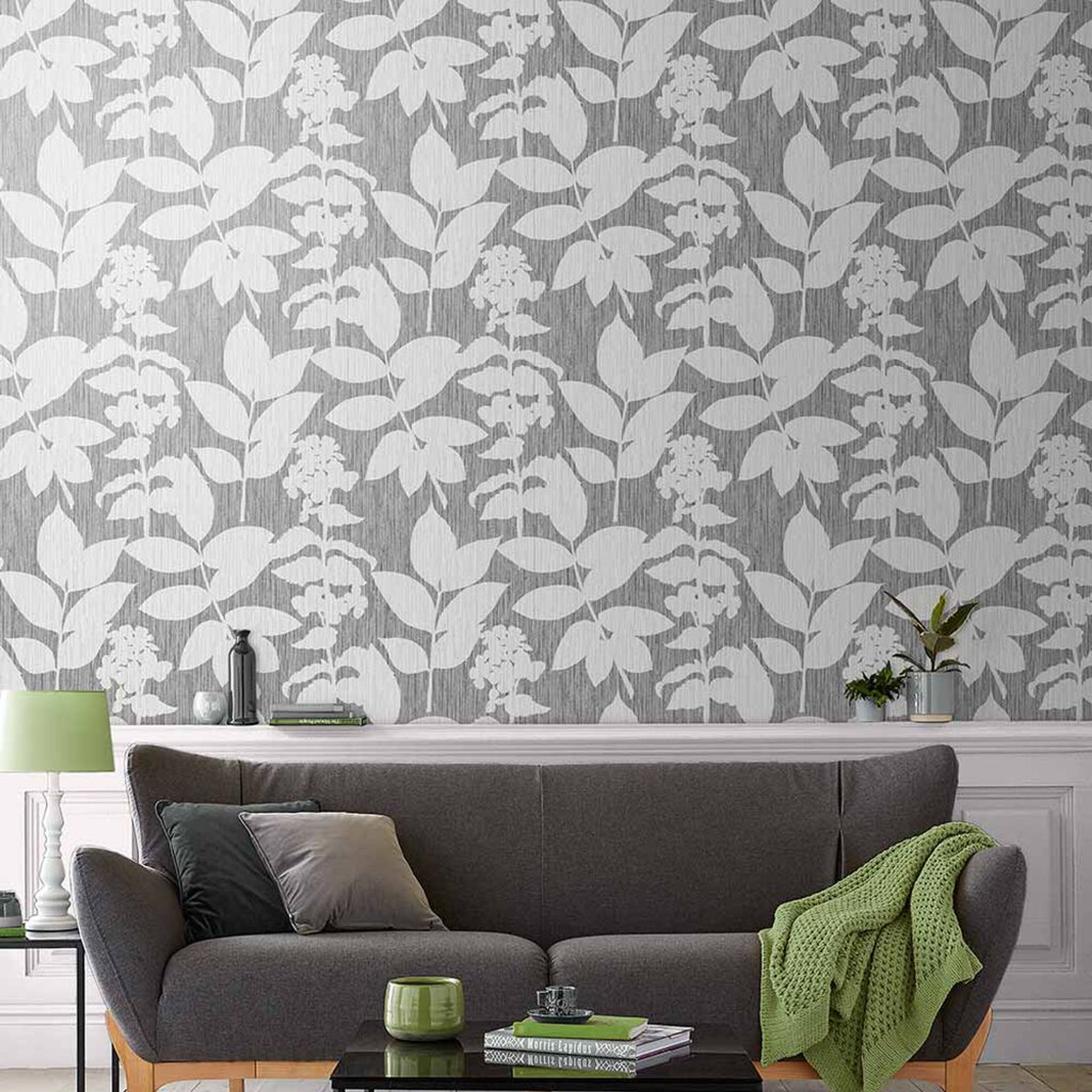 Aspen Grey Wallpaper