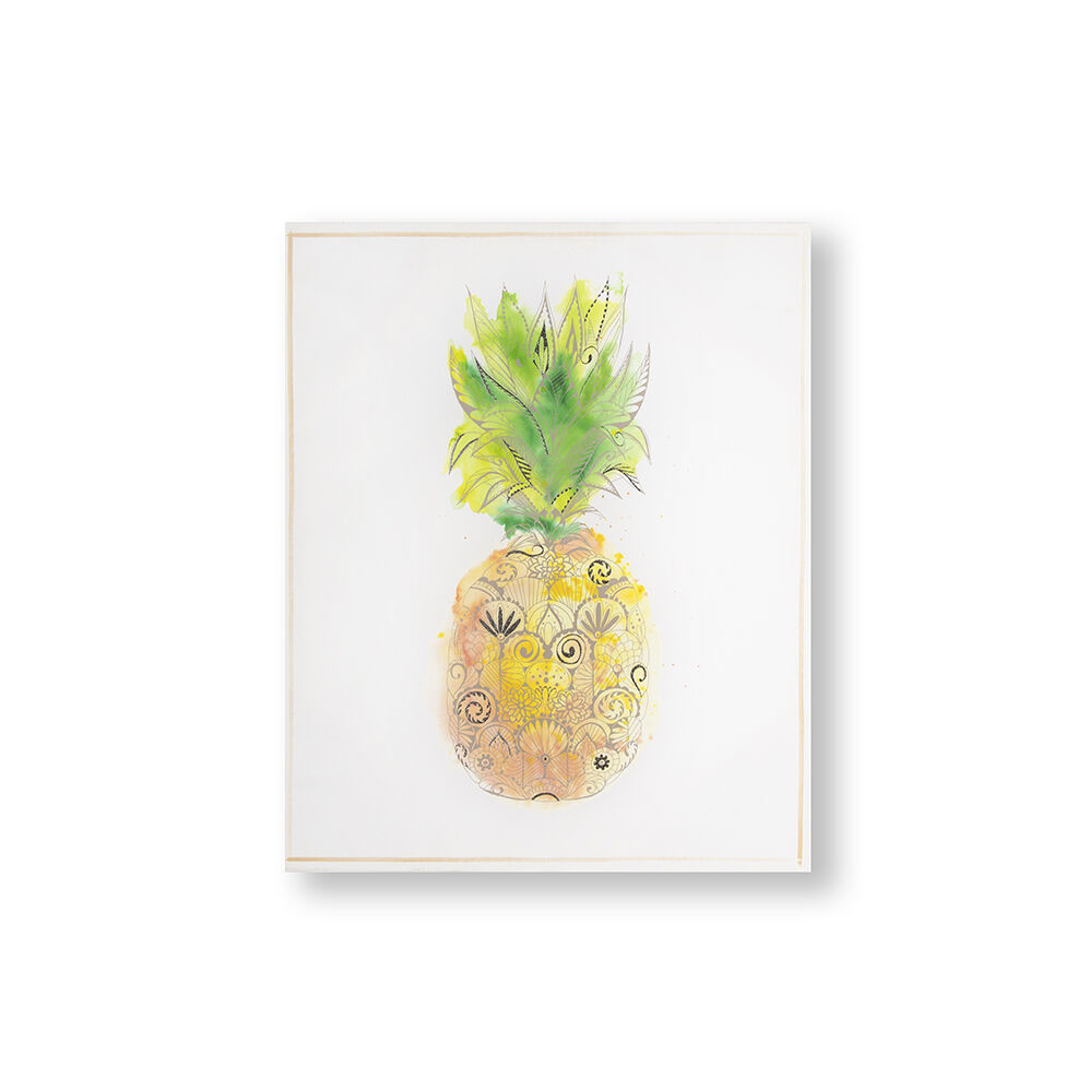Pineapple Tropics Printed Canvas Wall Art