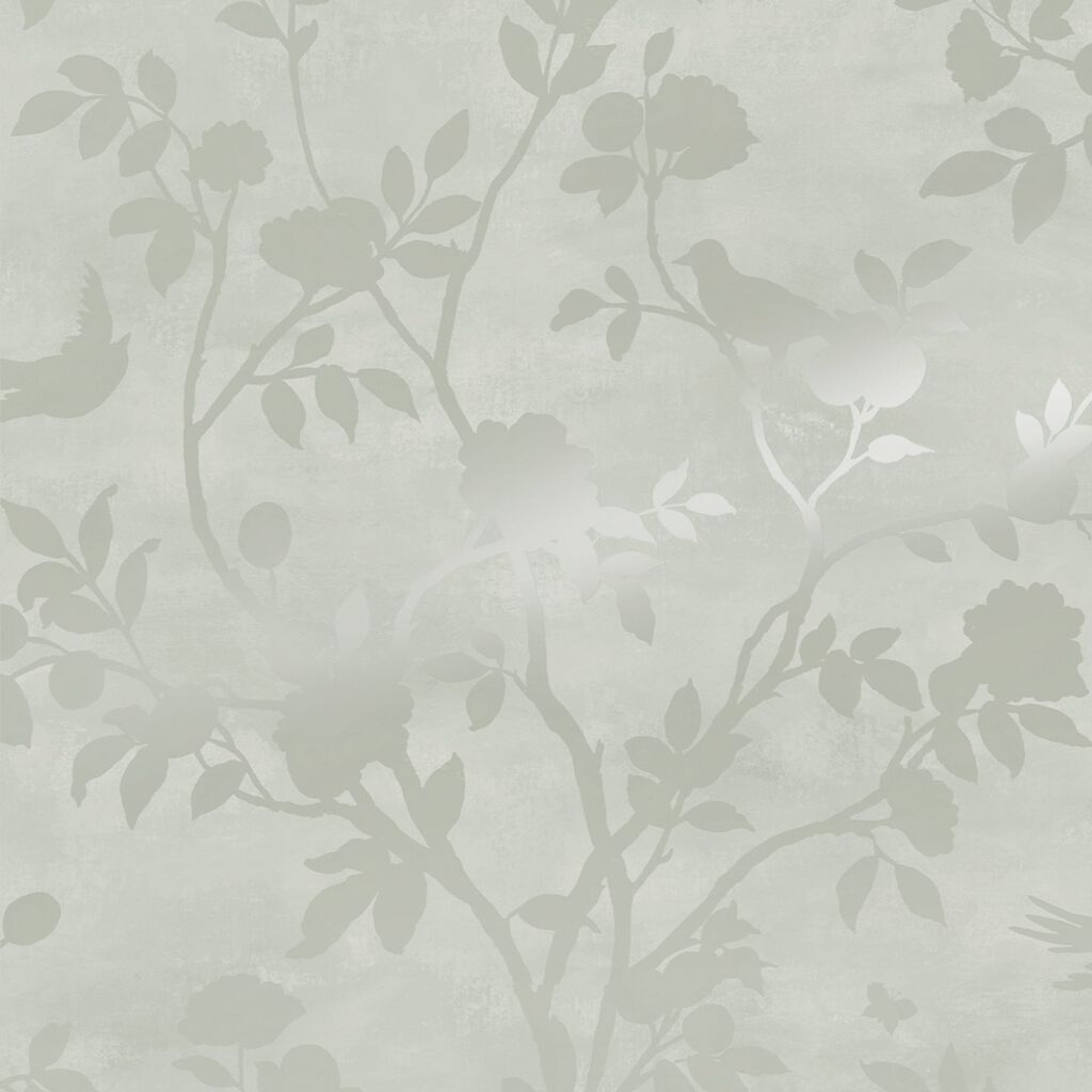 Laura Ashley Eglantine Silhouette Eau de Nil Wallpaper