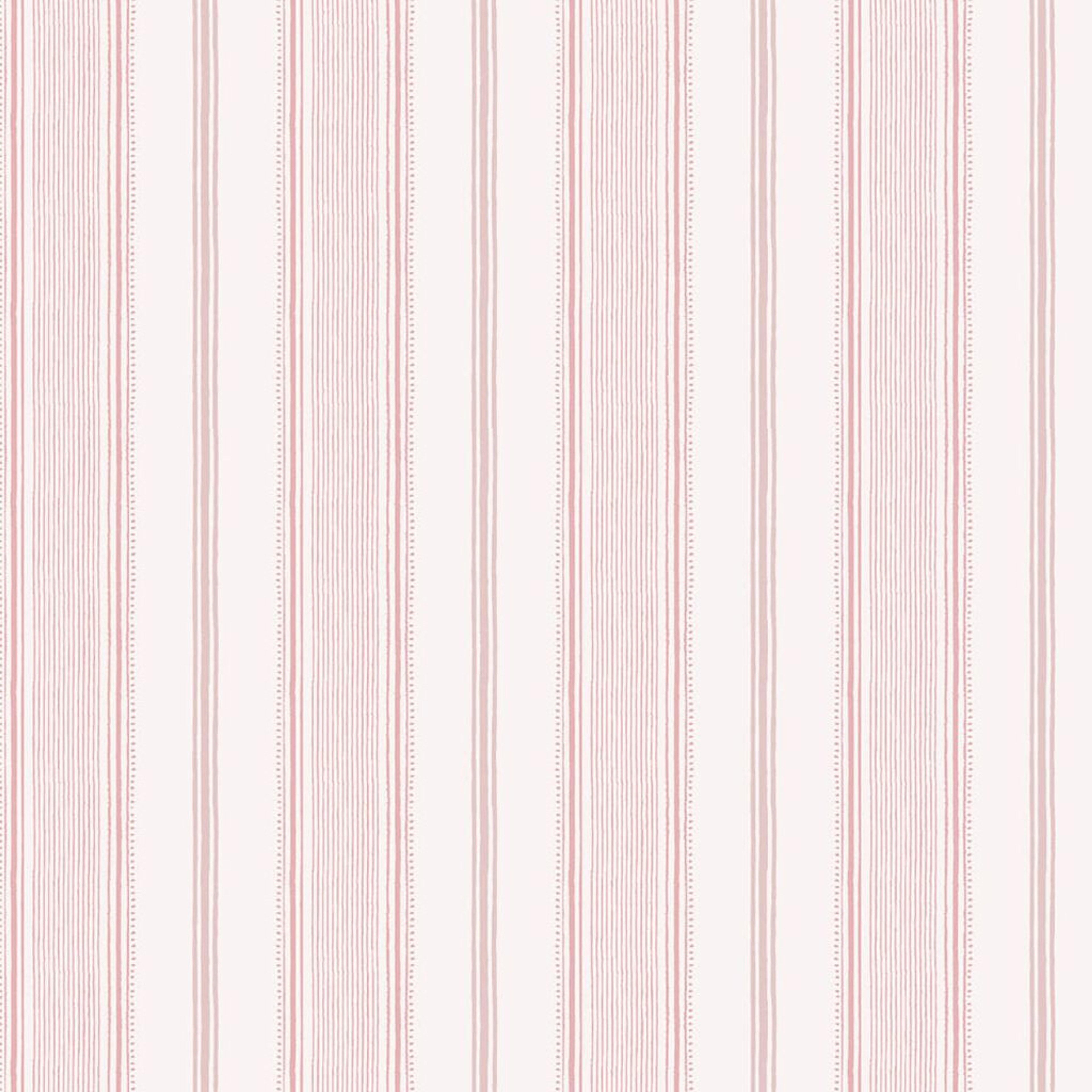 Laura Ashley Heacham Stripe Blush Wallpaper