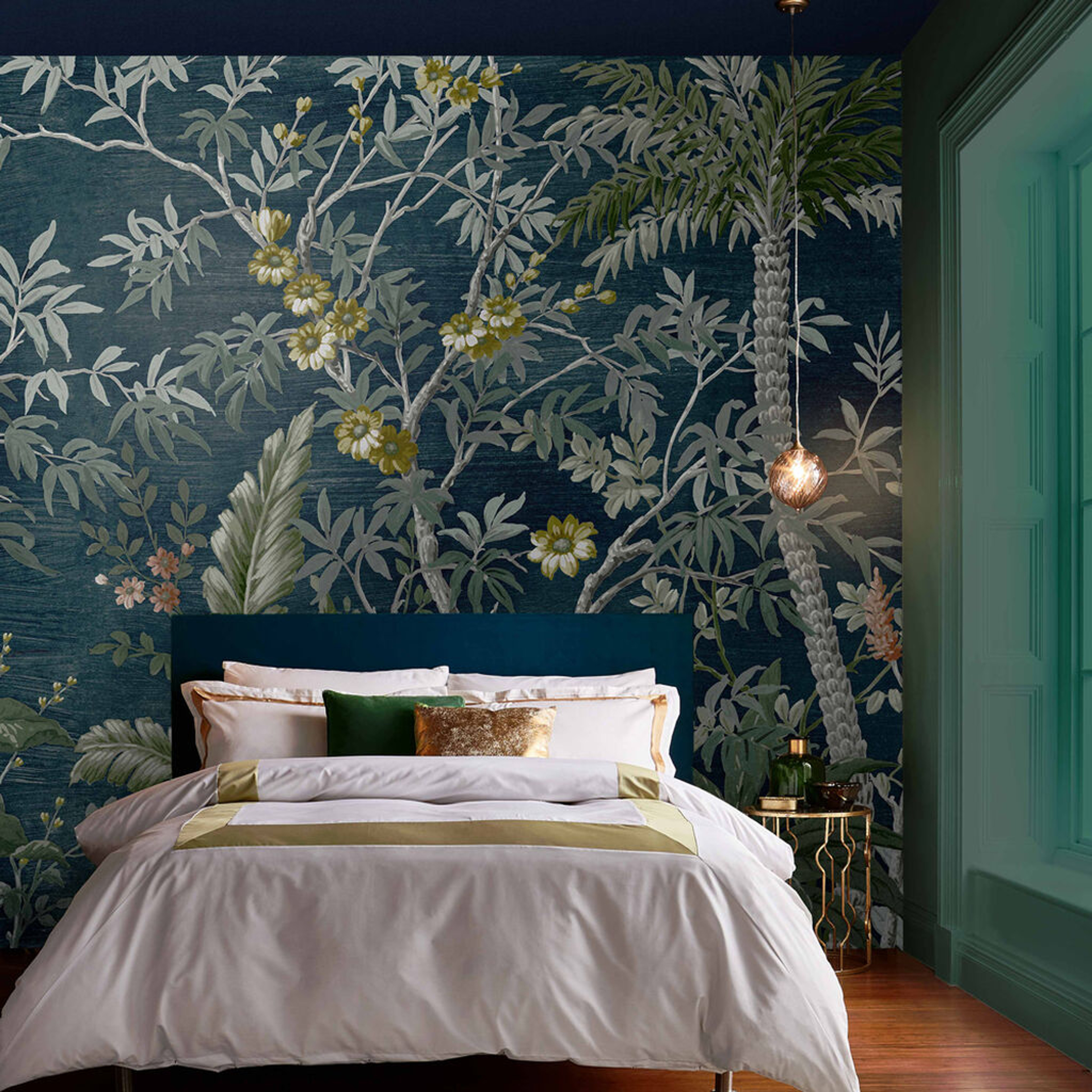 Vintage Tropical Night Bespoke Mural