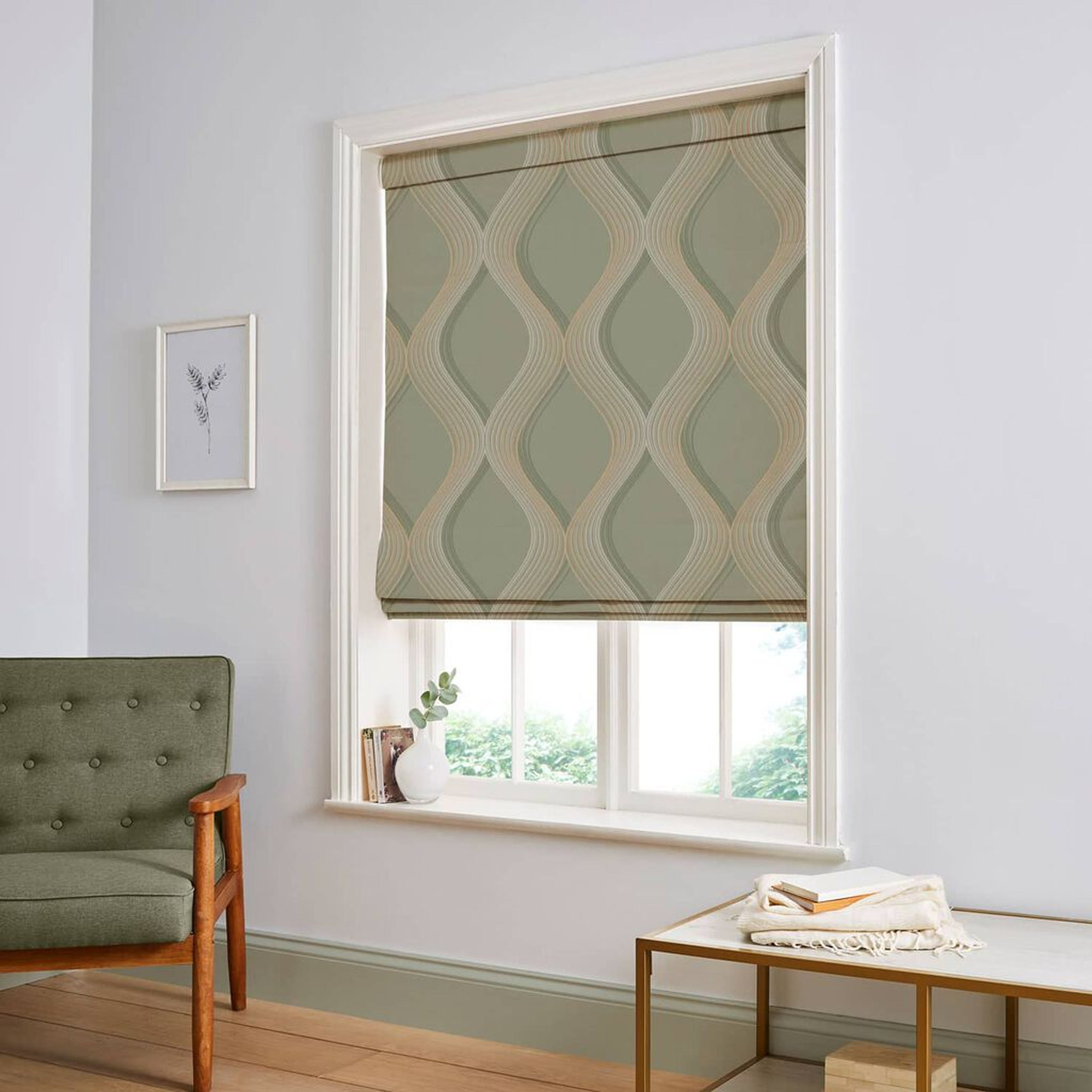 Euphoria Sage Roman Blind