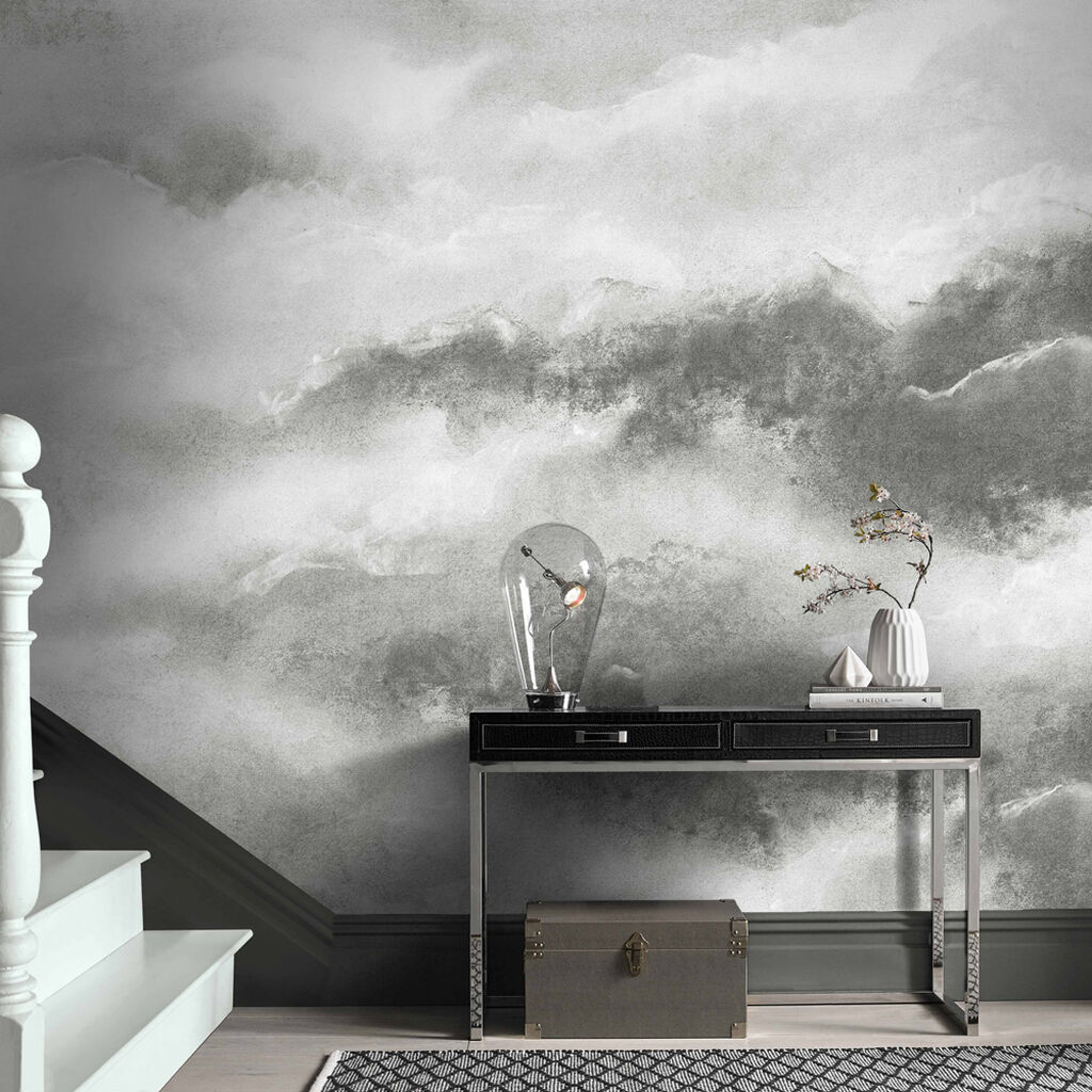 Vintage Cloud Mood Papier Peint Panoramique sur mesure