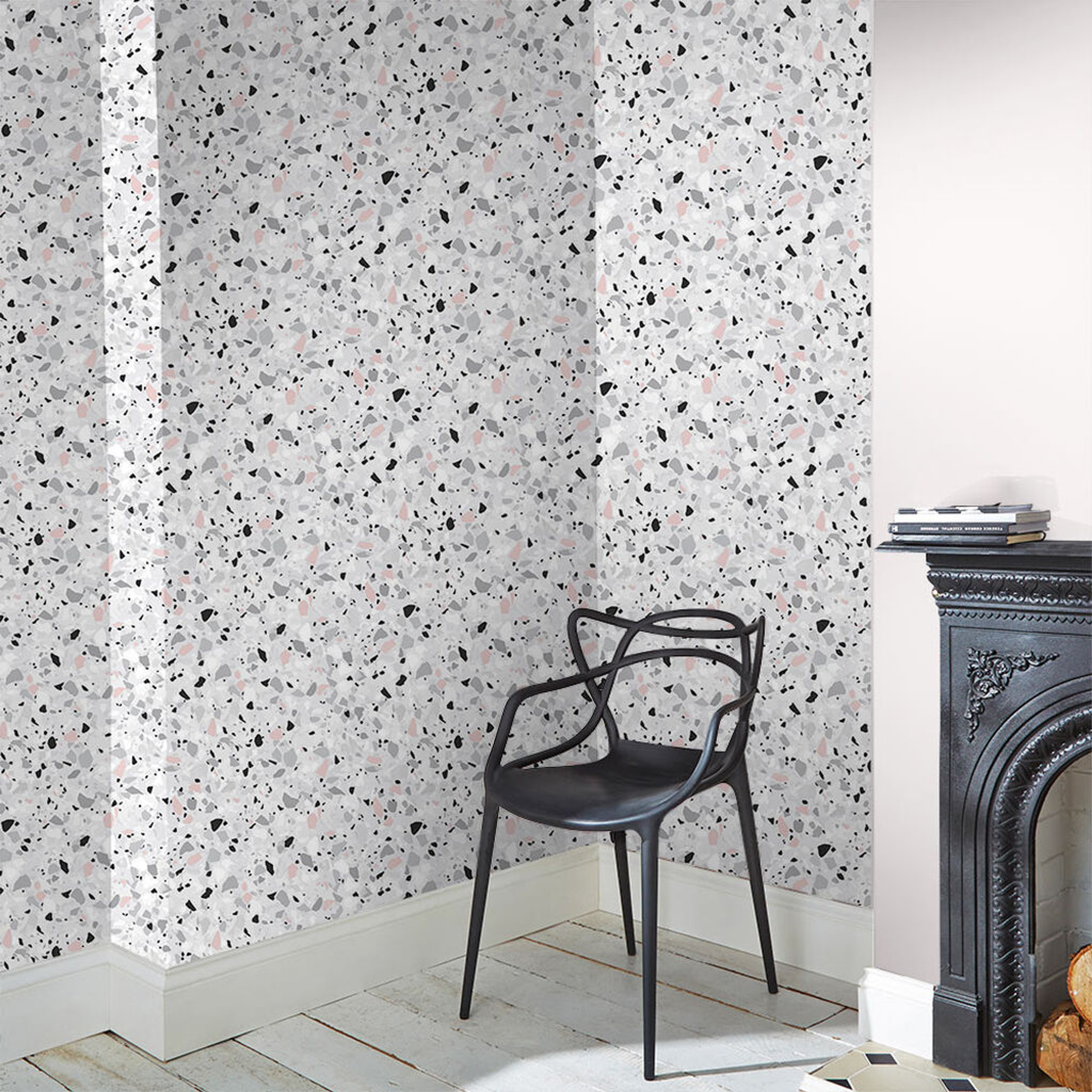 Terrazzo Pink Wallpaper