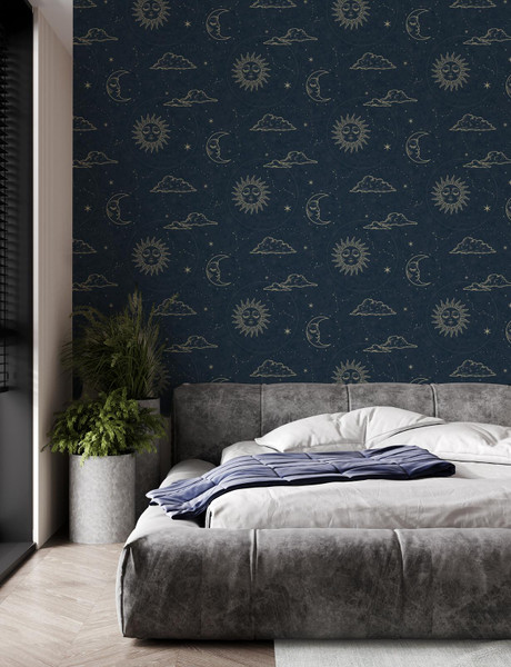 celestial wallpaper peel and stick