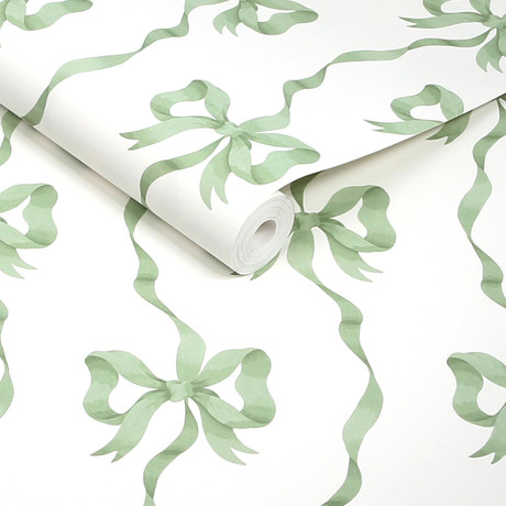 cute green bow wallpaper