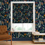 Glasshouse Navy Roman Shade