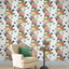 Bloomsbury Clancy Gray Wallpaper