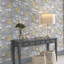 Aeris Grey & Yellow Wallpaper