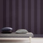 Heritage Stripe Plum Wallpaper