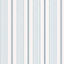 Laura Ashley Heacham Stripe Seaspray Wallpaper