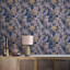 Canopy French Navy Wallpaper by Clarissa Hulse