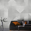 Capture Light Grey Bespoke Mural